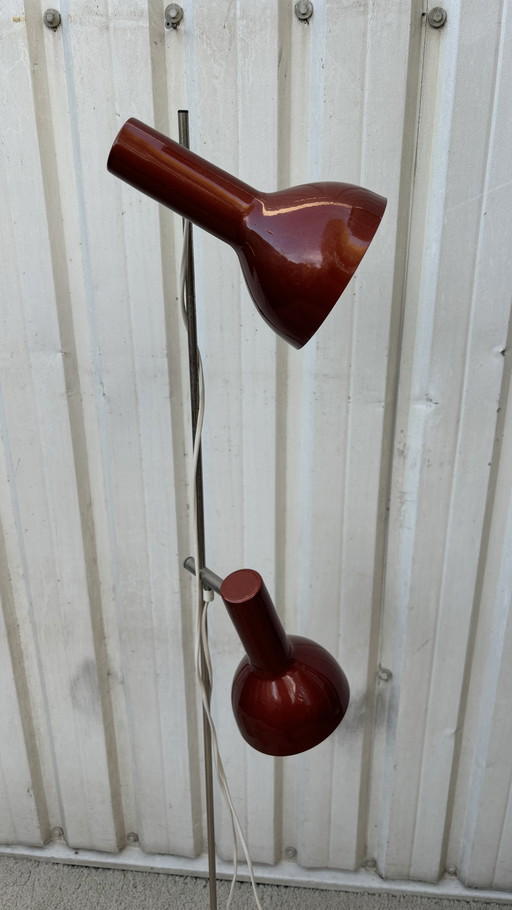 Vintage vloerlamp uit het ruimtetijdperk