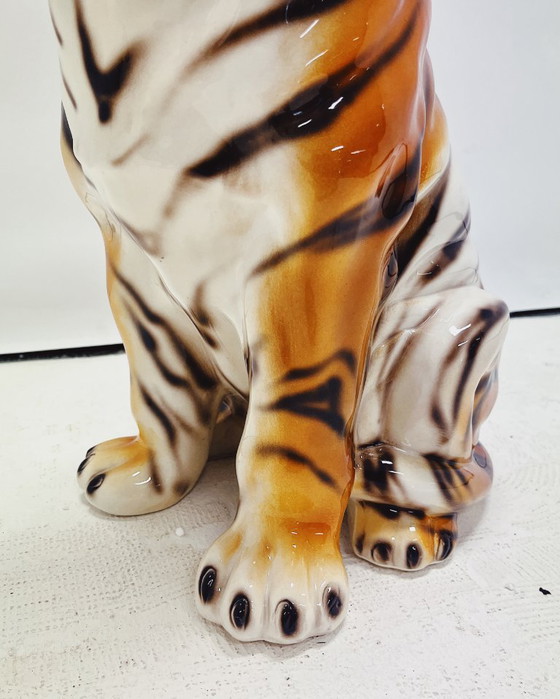 Image 1 of Tigre en céramique