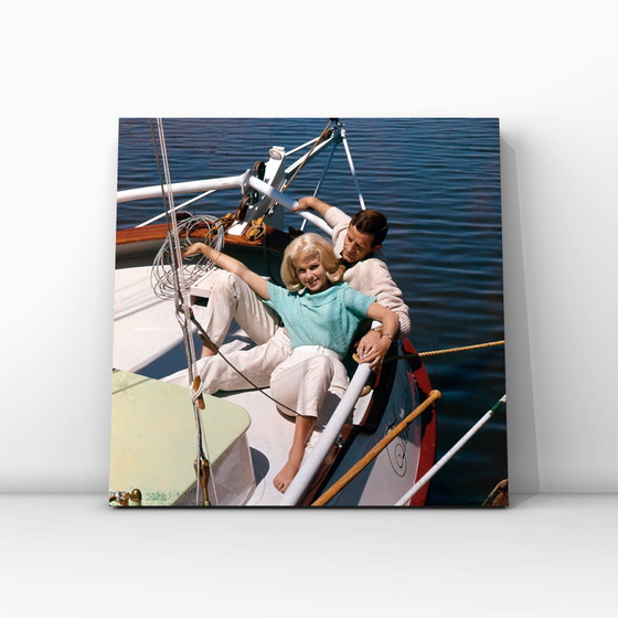 Image 1 of 1x Obra de Arte - Vela, Kaag (Países Bajos) 1962 color analógico