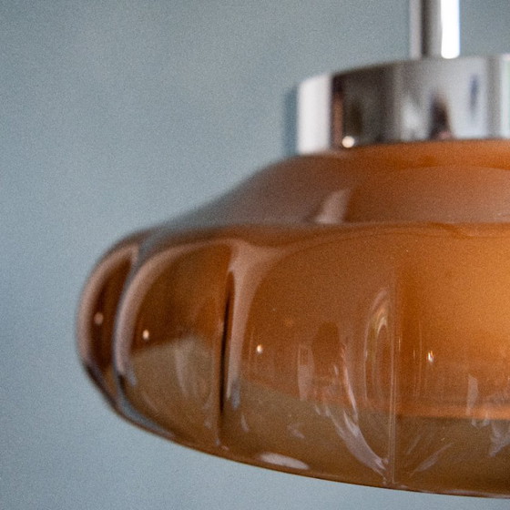 Image 1 of Vintage Herda Space Age Hanglamp van Plexiglas