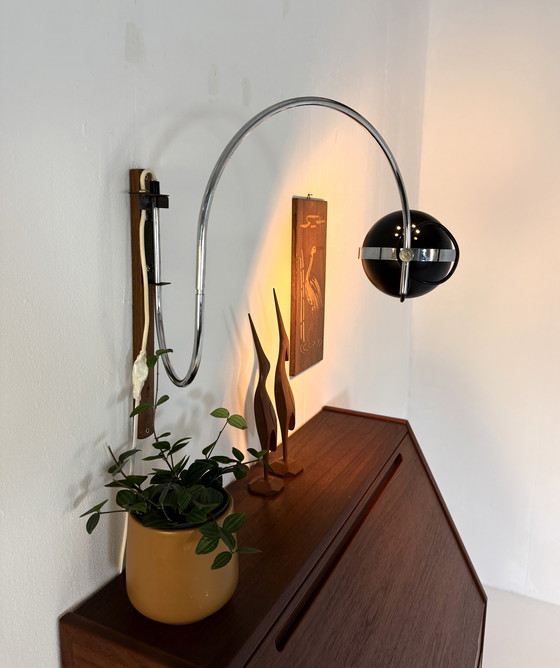 Image 1 of Vintage adjustable wall lamp, T.J.W. Zweers, 1950s