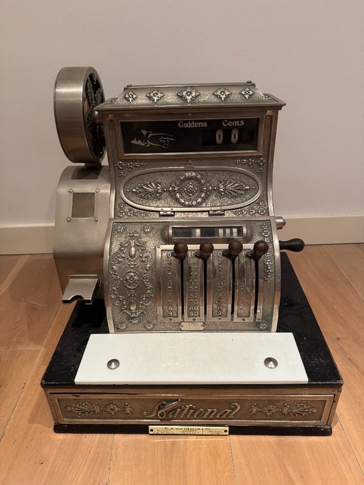 Registratore di cassa Van Hessen & co National Cash Register, antico; 1905