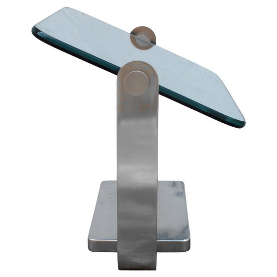 Image 1 of Paolo Caliani design années 70 by Linea T production Italie miroir à poser inclinable