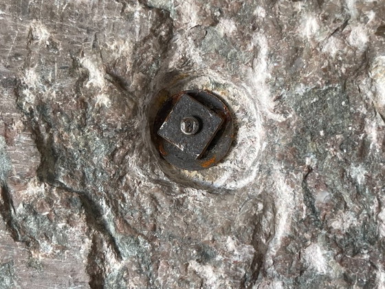 KRAKOWKI — León rugiendo sobre su roca, importante Esculturas de bronce artístico y roca (28,3 kg) – Stone (photo 20 of 21)