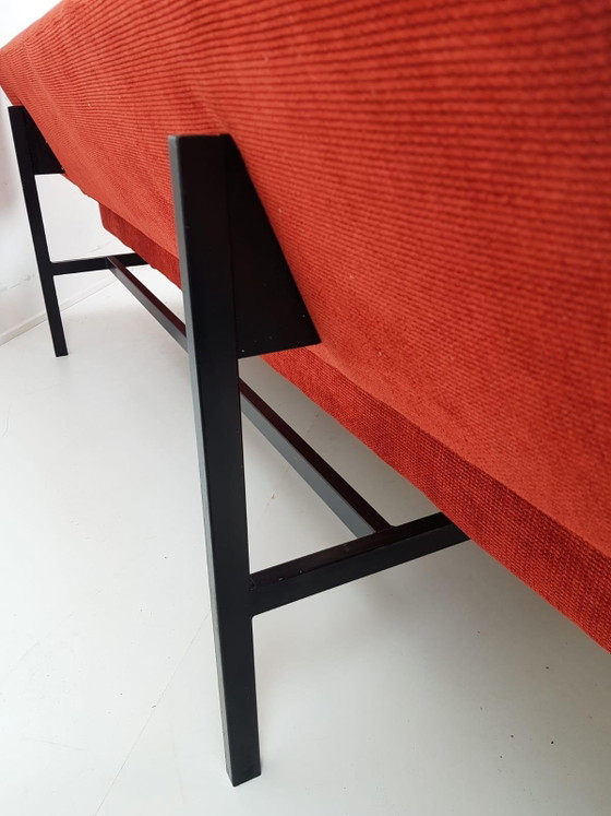 Canapé-lit vintage Gijs Vd Sluis nouvellement rembourré | Sans coussin – Banquettes (photo 7 of 15)