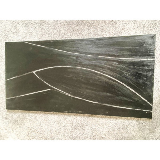 Image 1 of Vintage oil on canvas by Marco Gradi, Italy 1980