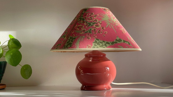 Image 1 of Vintage Ceramic Leopard Lamp