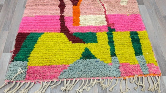 Autentico tappeto berbero marocchino tessuto a mano, 250 cm x 150 cm – Tappeti, Cotton (photo 5 of 6)