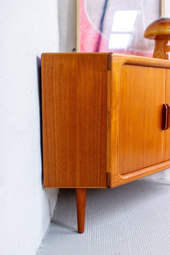 Image 1 of Vintage teakhouten hoekcommode/dressoir/hoekkast, Deens, midden 20e eeuw