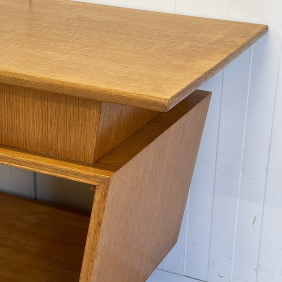 Image 1 of Midcentury vintage audio cabinet dressing table sewing cabinet Art Deco