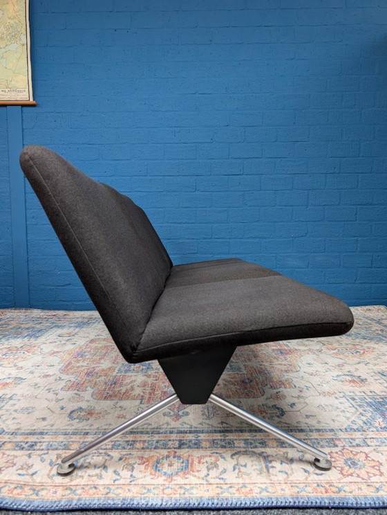 Image 1 of 1x Driezitsbank en 2x fauteuil, Cordemeyer voor Gispen, jaren 60