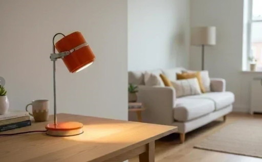 Lampe de table vintage au design italien