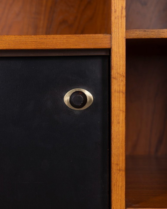 Image 1 of VINTAGE 1960S HIGHBOARD SIDEBOARD IN TEAK WOOD BY ITALIAN DESIGN