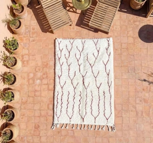 Alfombra tradicional marroquí – Hecha a mano en las montañas del Atlas 260cmx160cm – vloerkleden en tapijten (photo 2 of 6)