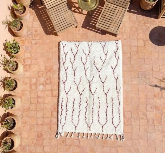 Alfombra tradicional marroquí – Hecha a mano en las montañas del Atlas 260cmx160cm – Wool (photo 2 of 6)