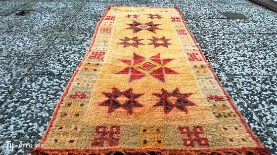 Image 1 of Handgeknoopt Berber kleed wol 178x70cm