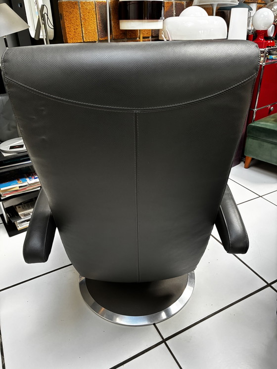 Verstelbare relaxstoel Helical Leolux – Leather, Metal (photo 7 of 9)