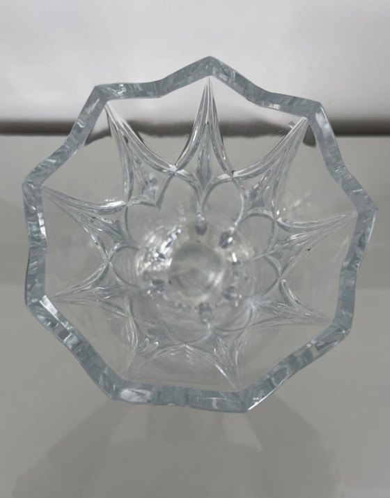 Image 1 of Vase Cristal Bohème Vintage République Tchèque