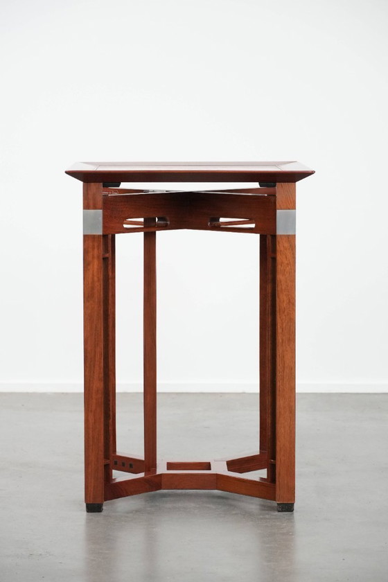 Image 1 of High square Art Deco design side table by Schuitema from the Decoforma series