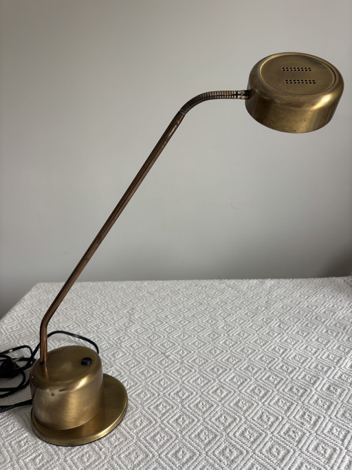 Vrieland gelede messing bureaulamp