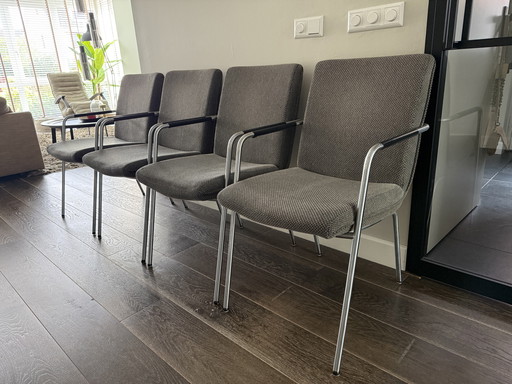 4x Gelderland Young Zoom dining chairs