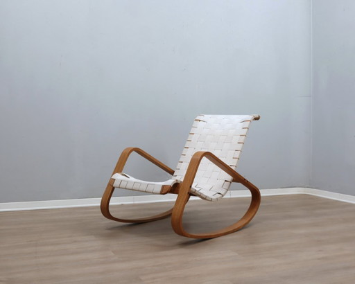Vintage DONDOLO rocking chair Crassevig 1970s