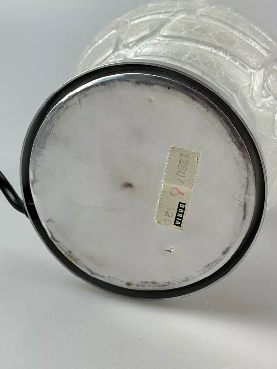 Image 1 of Lampe de chevet des années 60 70 Chrome Doria Verre Space Age Design