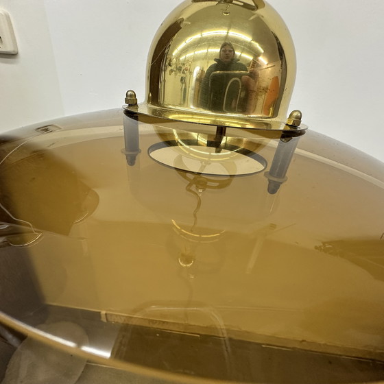 Image 1 of Sölken Leuchten Glass Hanging Lamp, 1970s