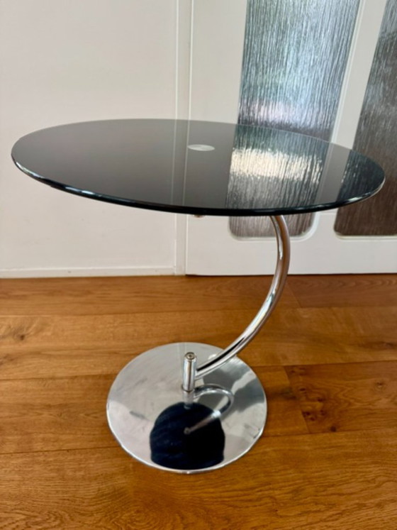 Mesa auxiliar, Cristal/Cromo – Mesas auxiliares, Chrome, Glass (photo 3 of 5)