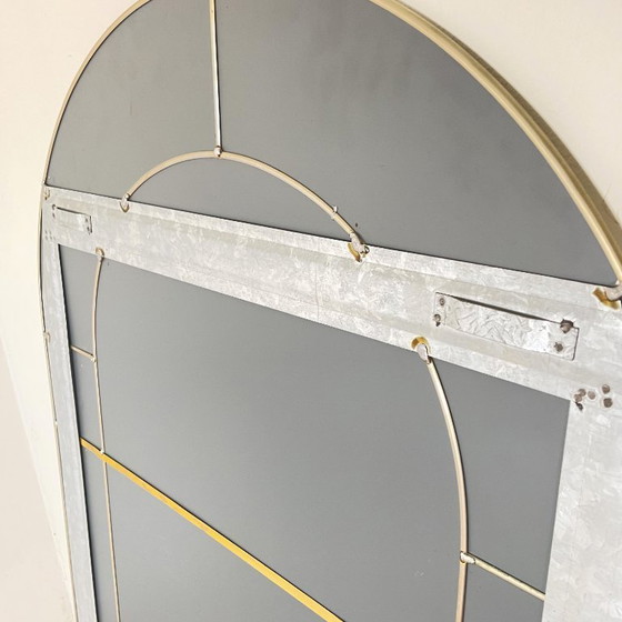 Image 1 of Vintage rounded mirror in craft edge