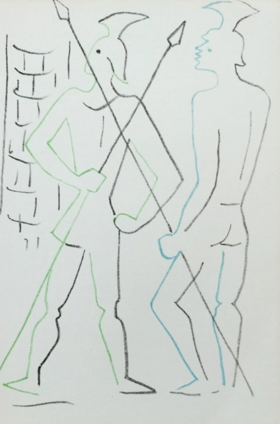 A Touch of Parisian Magic – Three Elegant French Lithographs, 1950-1960 – Lithographs & prints, Paper (photo 9 of 20)