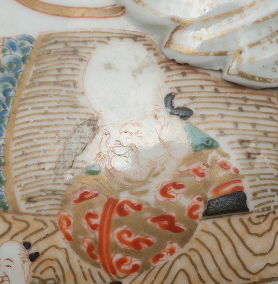 Image 1 of antieke Japanse porseleinen theepot Imari-ware