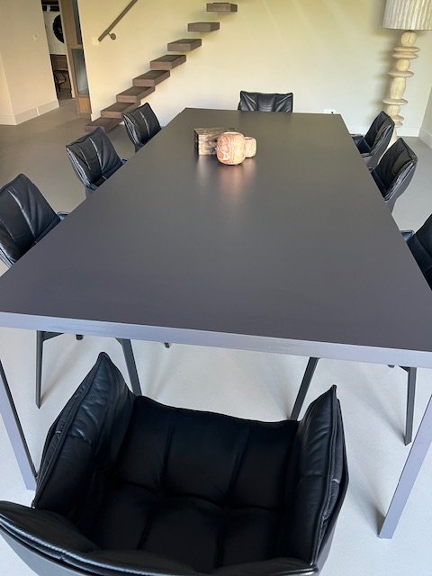 Metaform K1 Table de salle à manger - Céramique Gris Anthracite