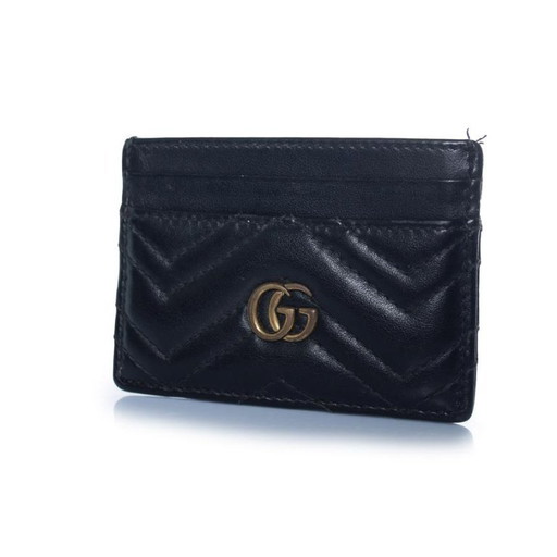 Gucci, GG Marmont card holder in black