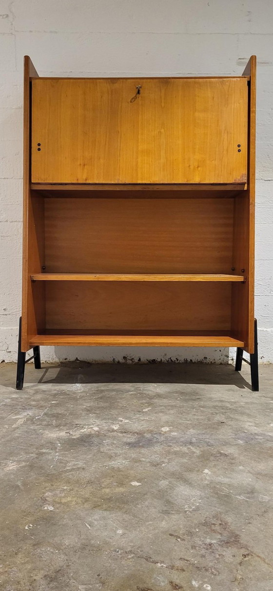 Image 1 of Vintage secretary desk and bookcases, 1950s