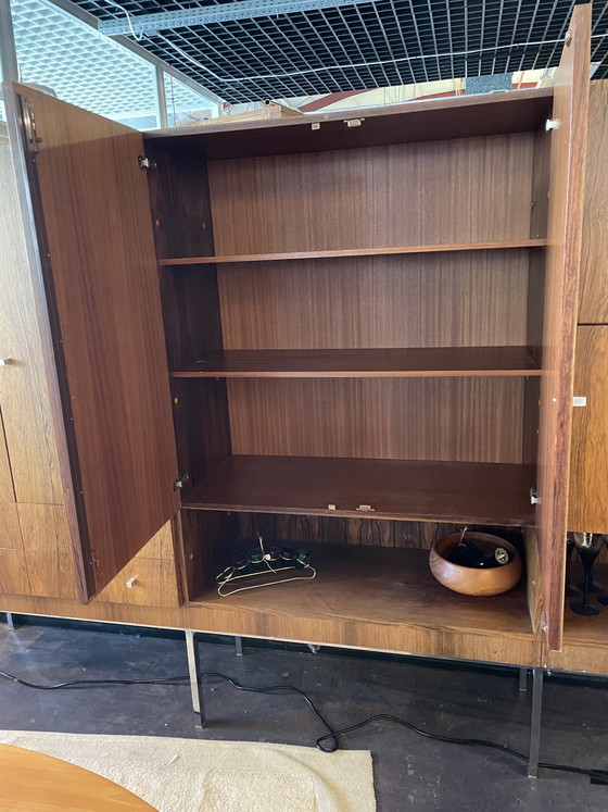 Image 1 of Vintage cabinet/highboard in rosewood in the style of Franz Farke