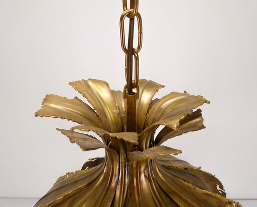 Brutalist Brass Pendant Svend Aage Holm Sørensen 1960