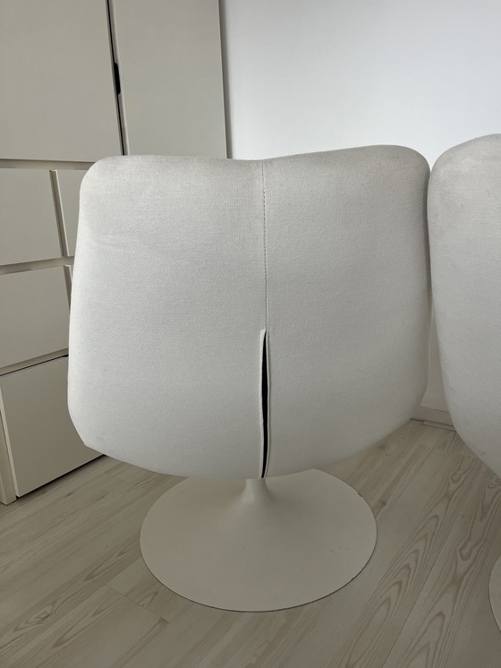 Image 1 of 2x Cartel Living Melanie Swivel Chairs Refurbished