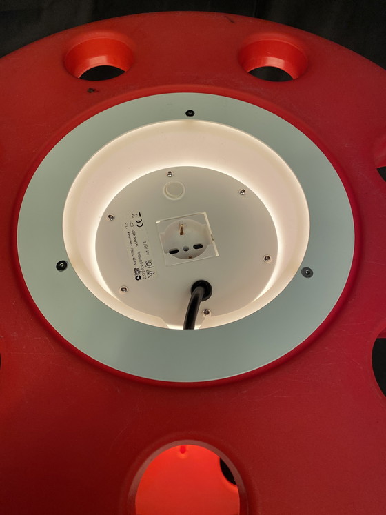 Image 1 of In- Outdoor Leuchte Kabelrolle Linea Light Italy 90‘s Kunststoff Design