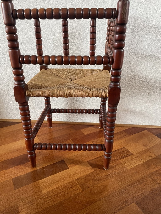 Bobbin corner chair