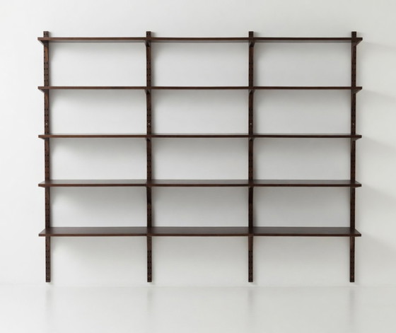 Image 1 of Système Royal Poul Cadovius, étagères murales modulaires en palissandre