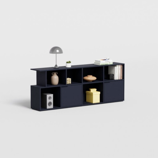 Tylko Sideboard in Midnight Blue with Doors