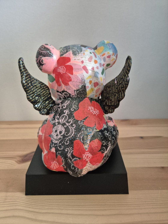 Image 1 of Oso Pixie – Serie DeadCute | Juguete artístico 3D único hecho a mano | 19 cm