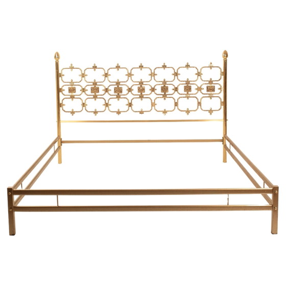 Lit en Laiton Moderne Italien Luciano Frigerio, Italie 1960 – Matelas et sommiers (photo 11 of 26)