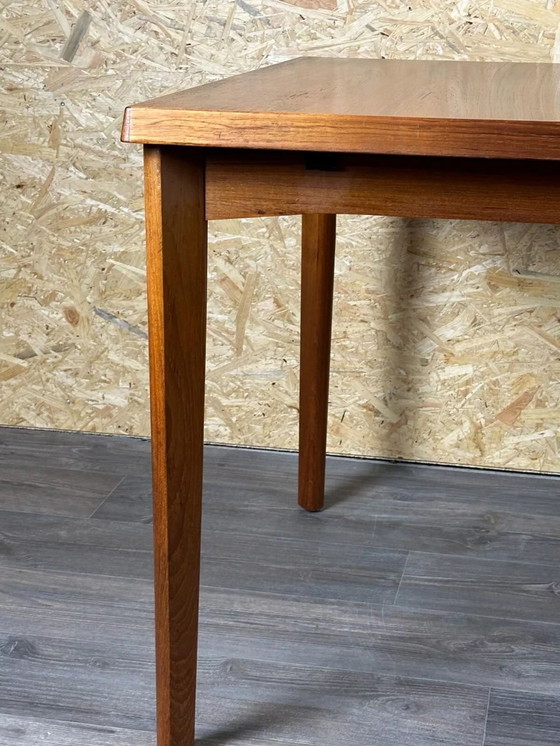 Image 1 of 60's 70's Teak Dining Table Table de salle à manger Par Burchardt-Nielsen Made In Denmark