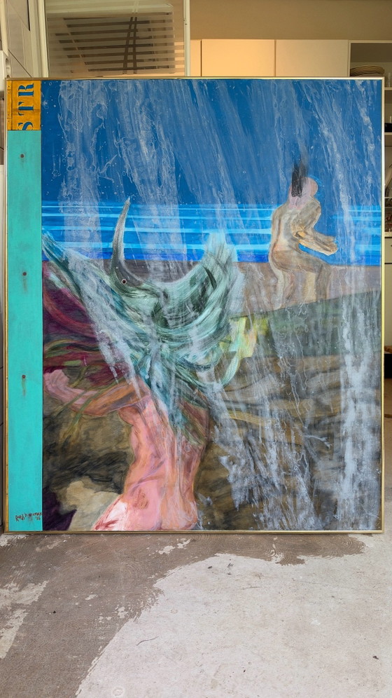 Contro il muro di Ruth Bouman – Dipinti e disegni, Tela (photo 4 of 6)