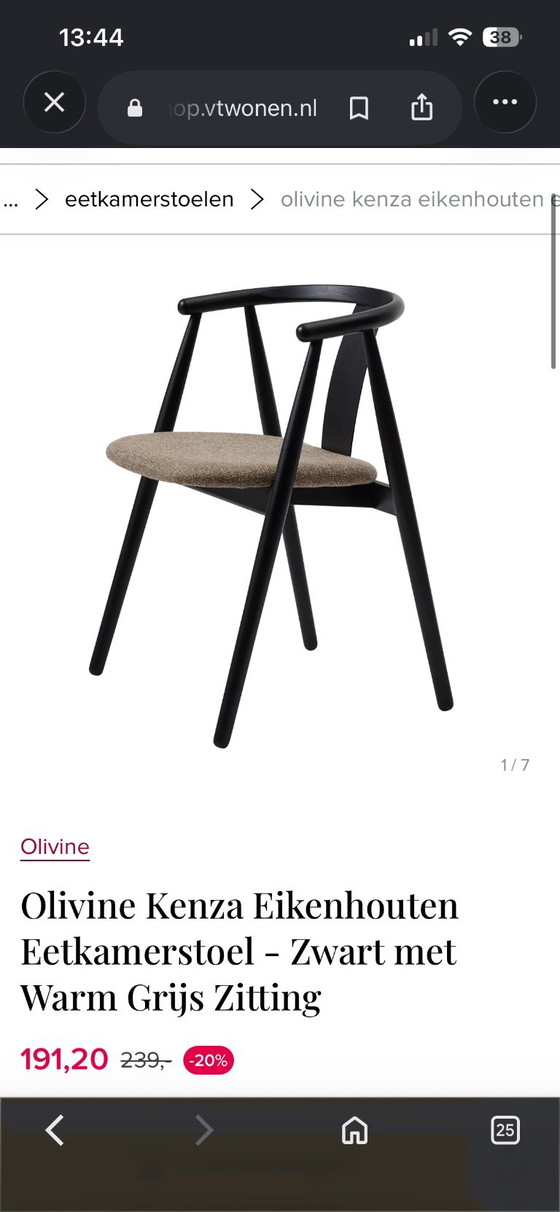 Chaises de salle à manger – Bois (photo 5 of 5)