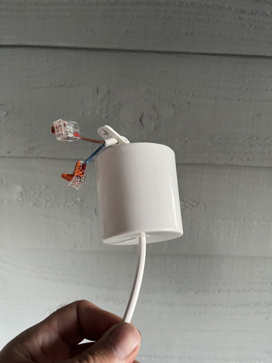 Image 1 of Suspension vintage wabi-sabi dans le style de Mario Bellini