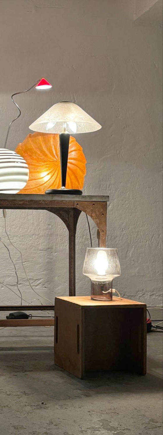 Image 1 of Set of 3 vintage Montessori wooden cube kids chairs 