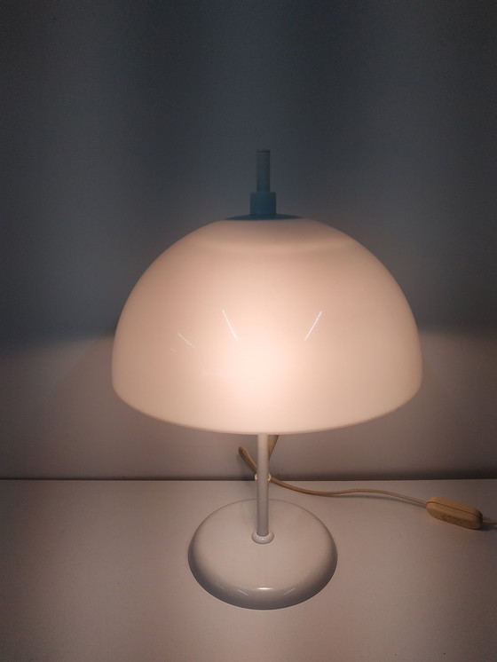 Image 1 of Vintage jaren 70 mushroom tafellamp (2 spots)